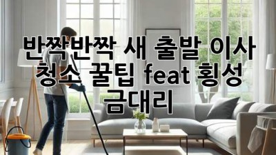 🏡 반짝반짝 새 출발! 이사 청소 꿀팁 (feat. 횡성 금대리) ✨