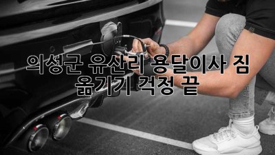 의성군 유산리 용달이사, 짐 옮기기 걱정 끝!